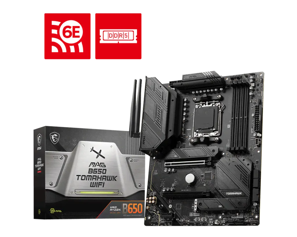 Материнская плата MSI MAG B650 TOMAHAWK WIFI, AM5, AMD B650, ATX