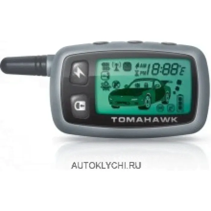 Пейджер брелок TOMAHAWK TW-9010/9000/7000/SL-950/LR-950/S-700/D-700/D-900/TZ-9010 жк (Брелки для сигнализаций Tomahawk - Томагавк) (код 1664)