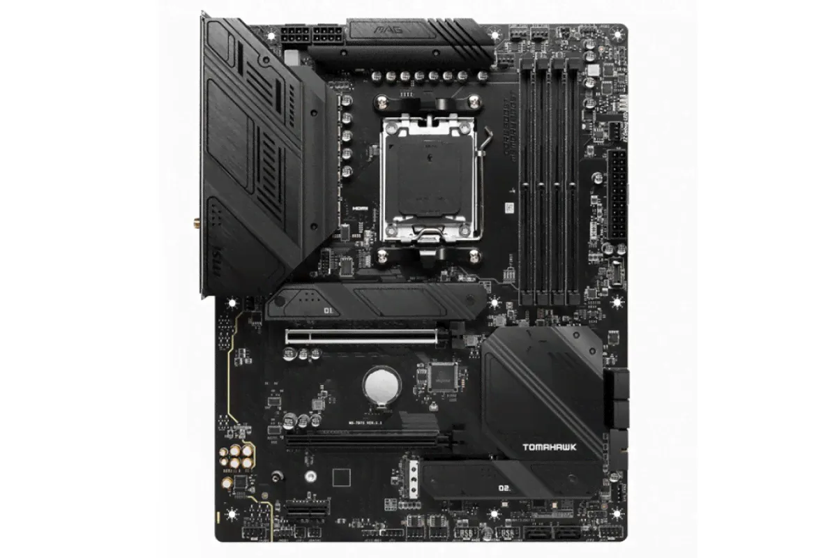 Материнская плата MAG B650 TOMAHAWK WIFI, AM5,4xDDR5,2PCI - Ex16,1PCI-Ex1,3xM.2,6SATA3,1USB3.2Gen2x2,4USB3 (010153)