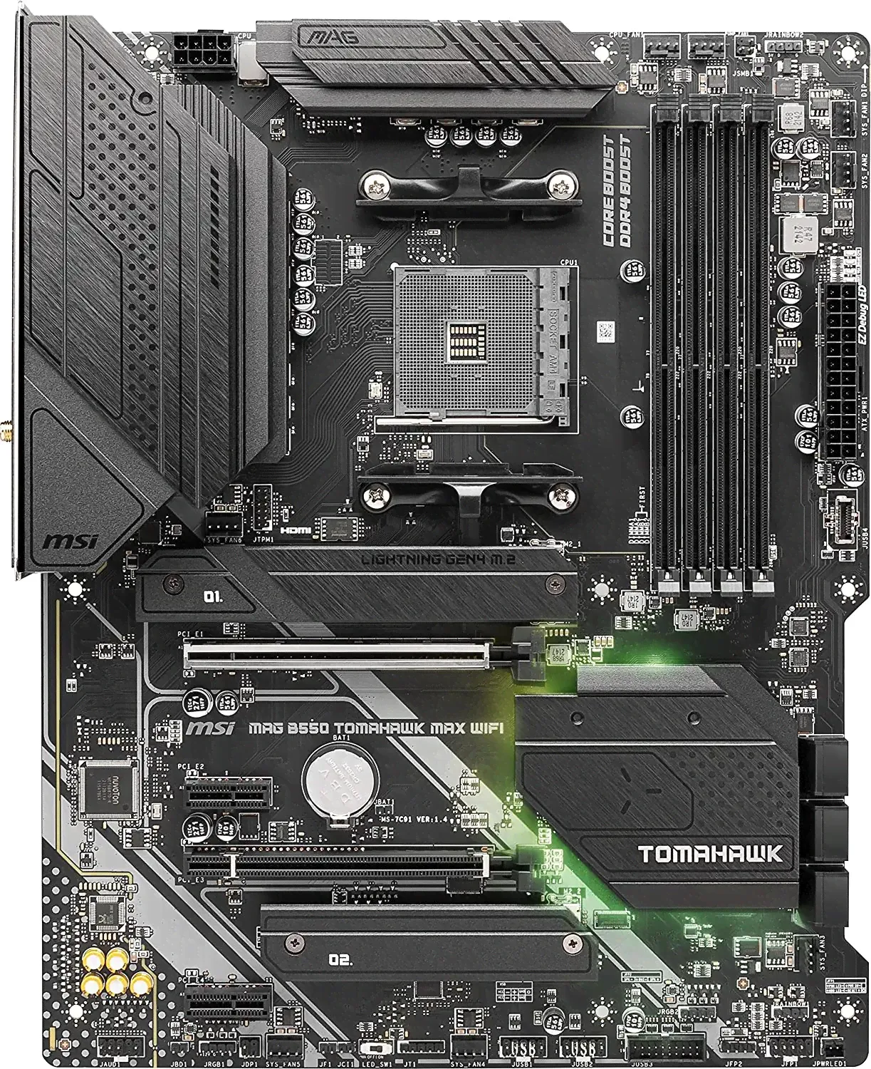 Материнская плата AM4 MSI MAG B550 TOMAHAWK MAX WIFI-0