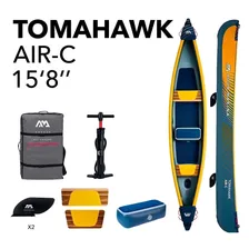 Каяк трехместный Aqua Marina Tomahawk Air-C 15'8 2024
