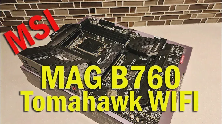 The MSI MAG B760 Tomahawk WIFI Motherboard | Unboxing, Build Installation, & Review