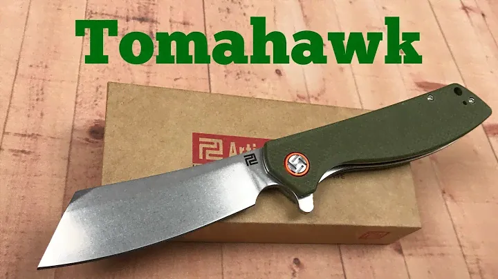 Artisan Cutlery Tomahawk G10 Flipper Knife  Big Badass and affordable  !