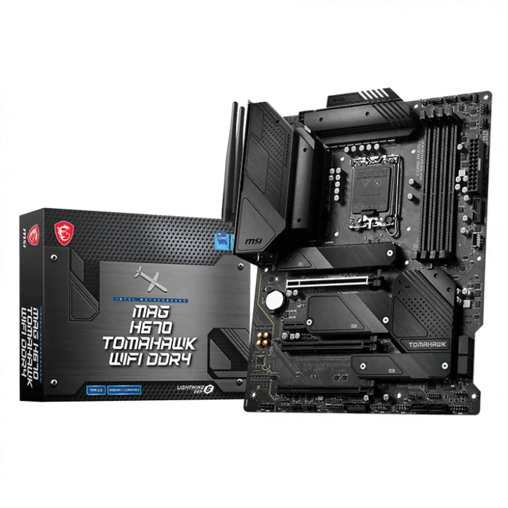 Материнская плата MSI MAG H670 TOMAHAWK WIFI DDR4 H670,LGA1700,4DDR4,3PCI-Ex16,1PCI-Ex1,3M.2 ,1USB3.2-0